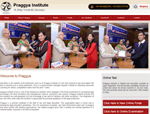 Tablet Screenshot of praggya.com